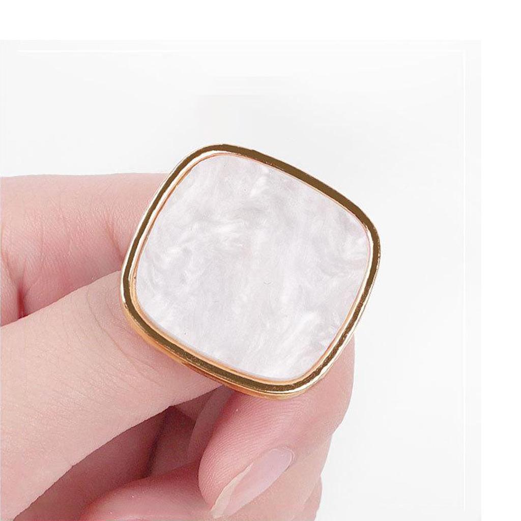 4xNail Art Palette Finger Ring Nail Polish Cream Gel Mixing Plate Tray Dish Style 11
