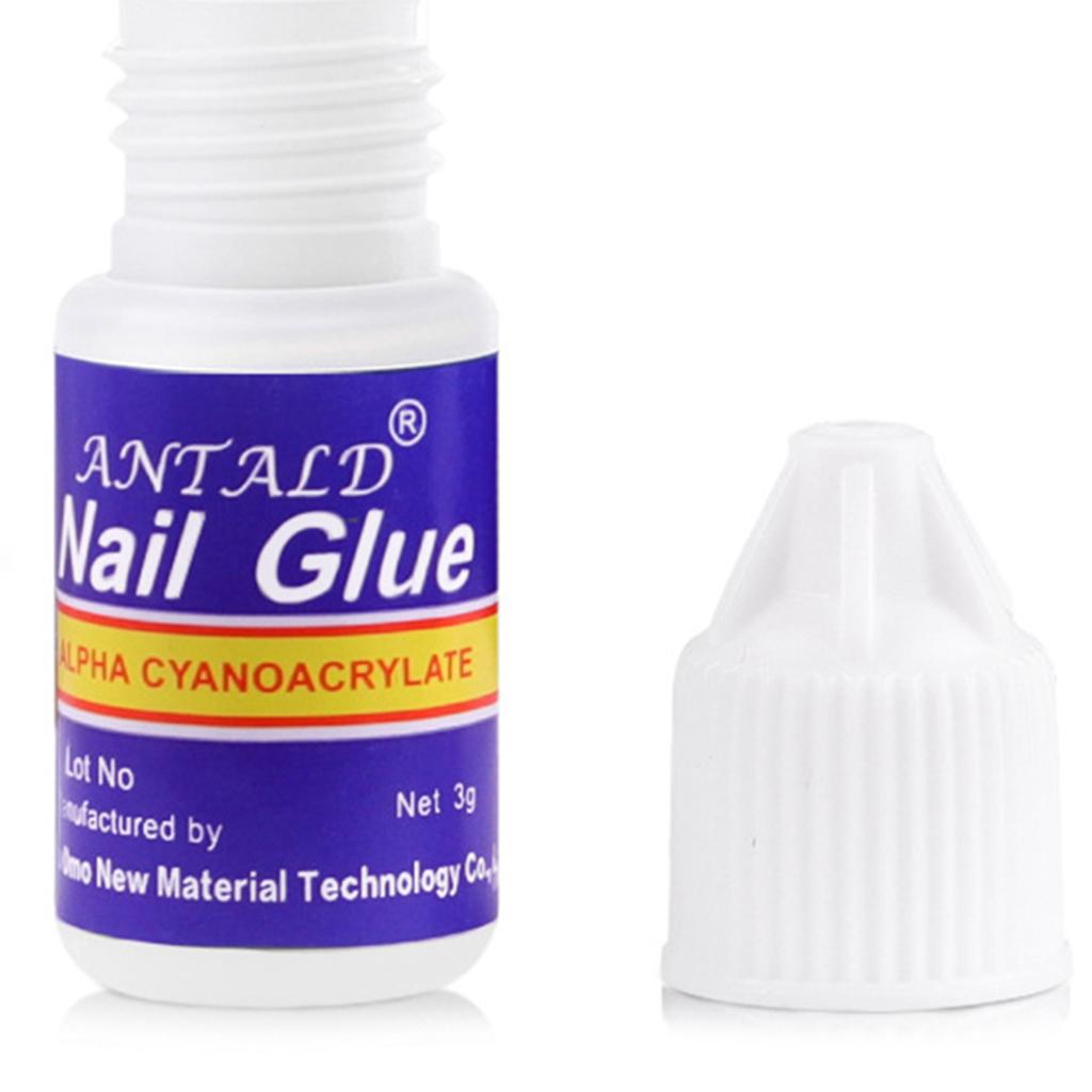 2x5 Bottle Acrylic Nail Art Glue French False Tips Manicure Fake Nails Glue