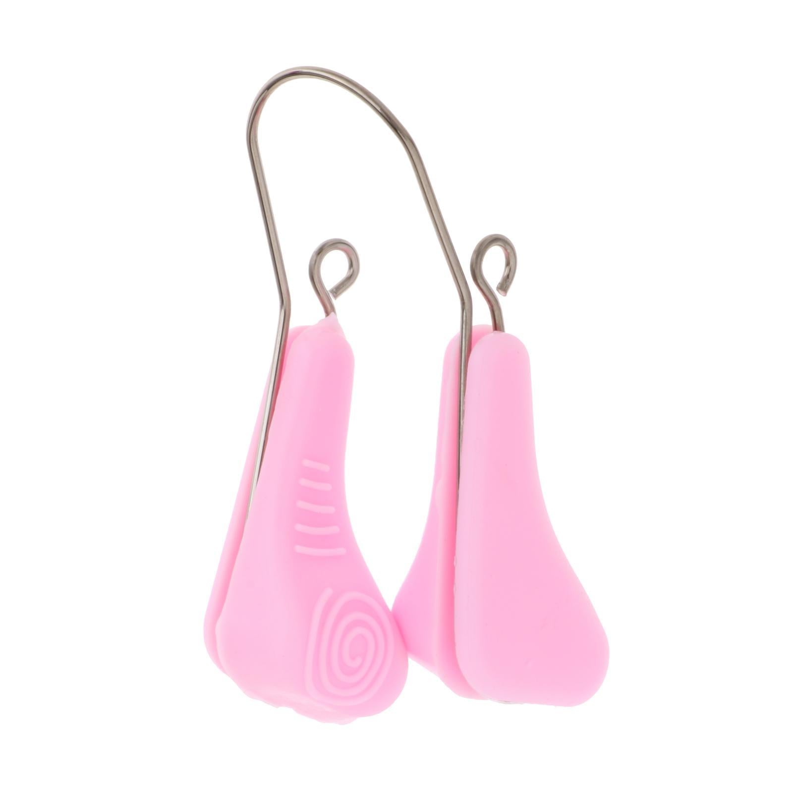 4xNose Shaper Lifter Clip Nose Beauty Up Lifting for Curved Nose pink
