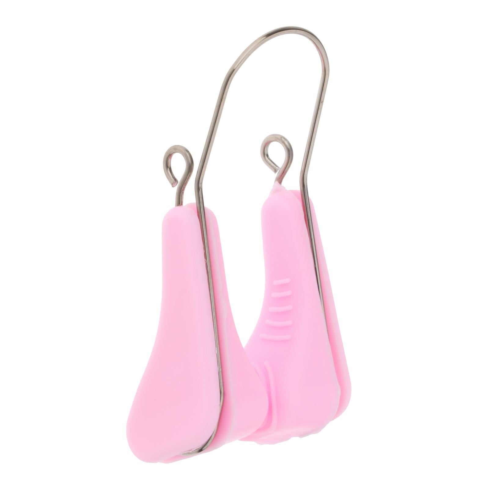 3xNose Shaper Lifter Clip Nose Beauty Up Lifting for Curved Nose pink