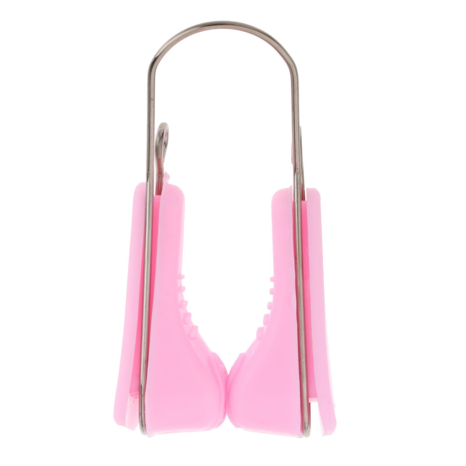 4xNose Shaper Lifter Clip Nose Beauty Up Lifting for Curved Nose pink