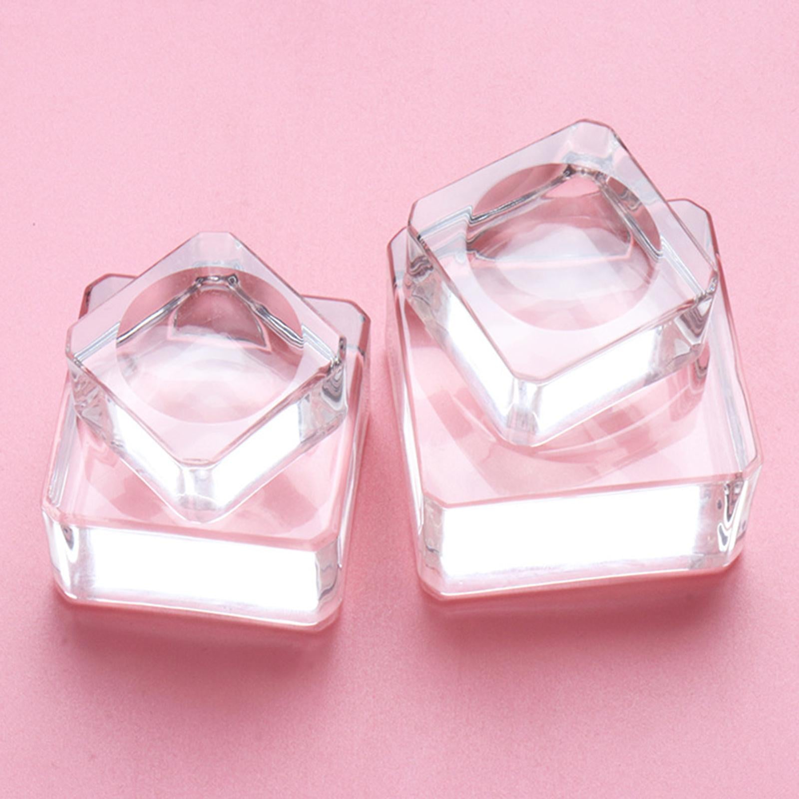 2xEyelash Extensions Adhesive Glue Holder Pads Pallet Supplies Makeup Tools D