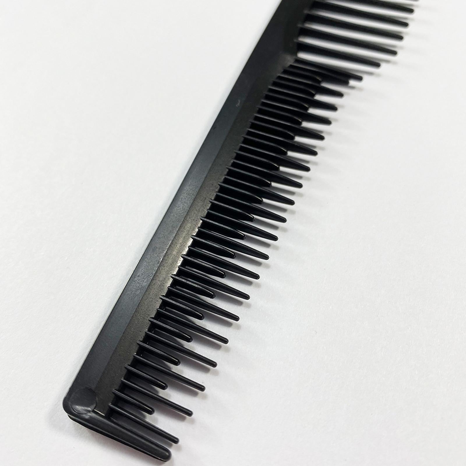 Carbon Fibre Barber Comb Salon Styling Comb Tools Black Durable Lightweight