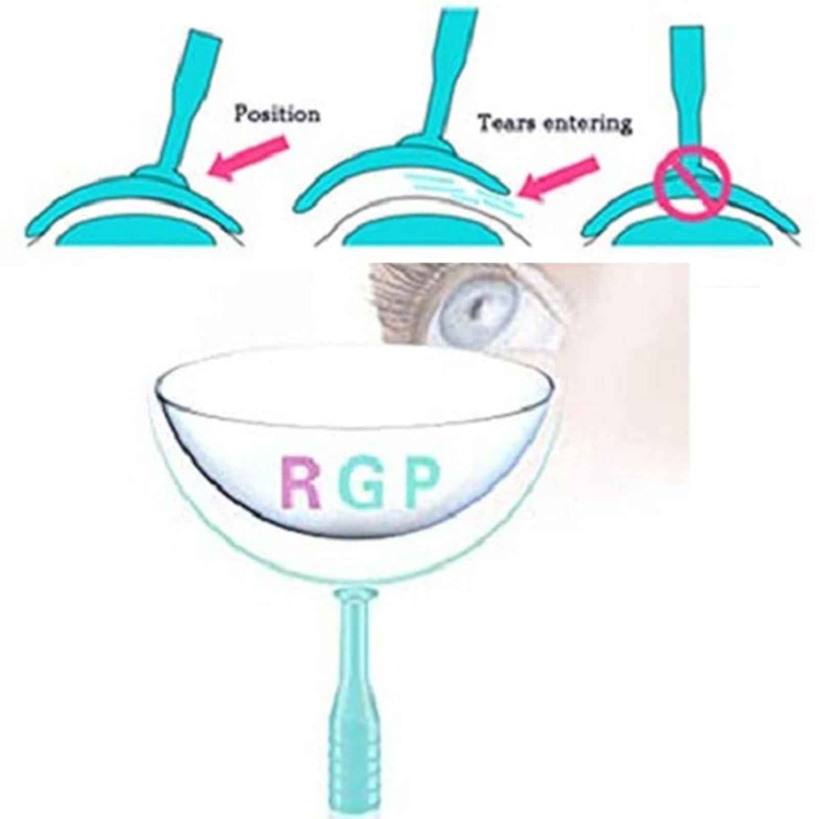 Soft Hard Contact Lens Remover Inserter Suction Stick Soft Hard Lenses White