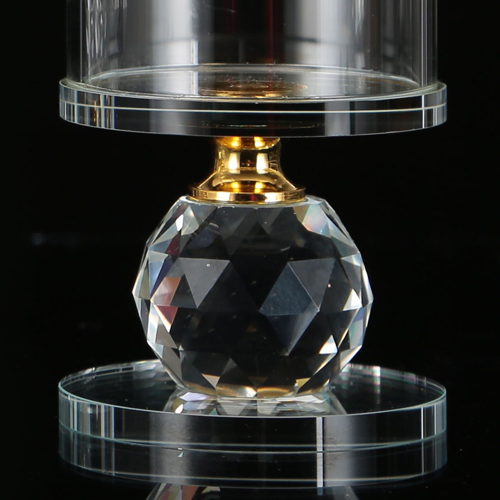 Candle Holders Desktop Candlestick Pillar for Decor Ornament Single Ball