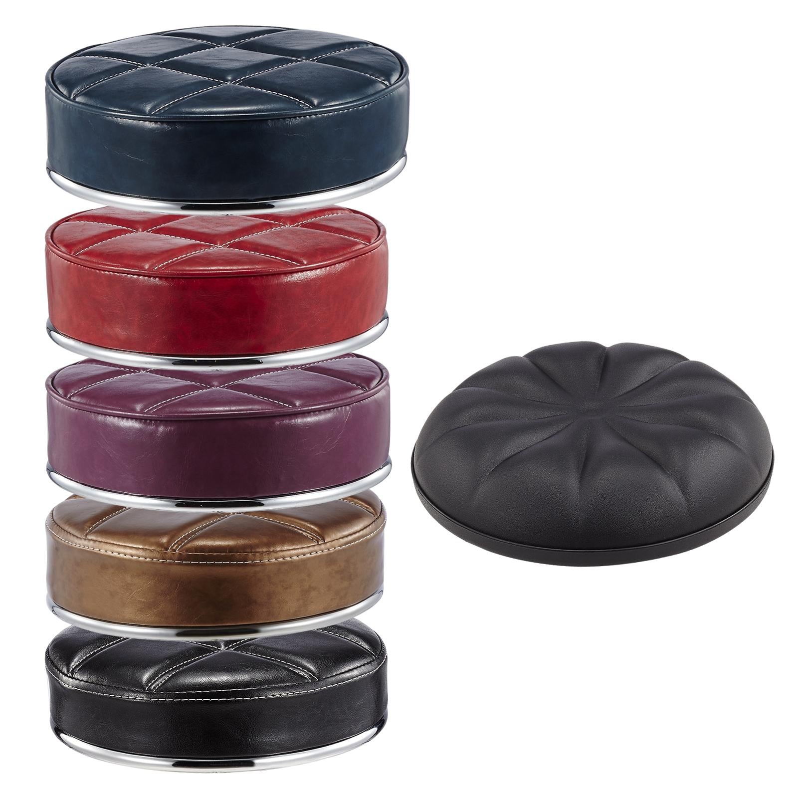 Bar Stool Seat Cushion Replacement Heavy-Duty for SPA Salon Chair Black B
