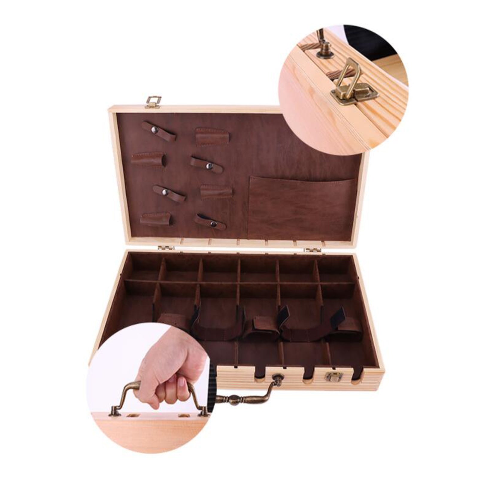 Barber Bag Portable Hair Clipper Storage Bag Barber Tool Organizer Case Box