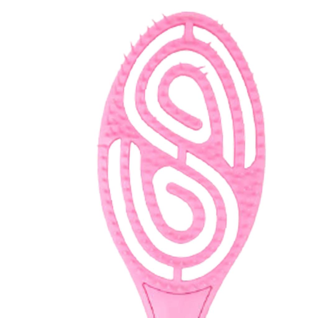 2xWomen Vent Massage Hair Brush Hair Comb Styling Salon Styling Tool Rose Red