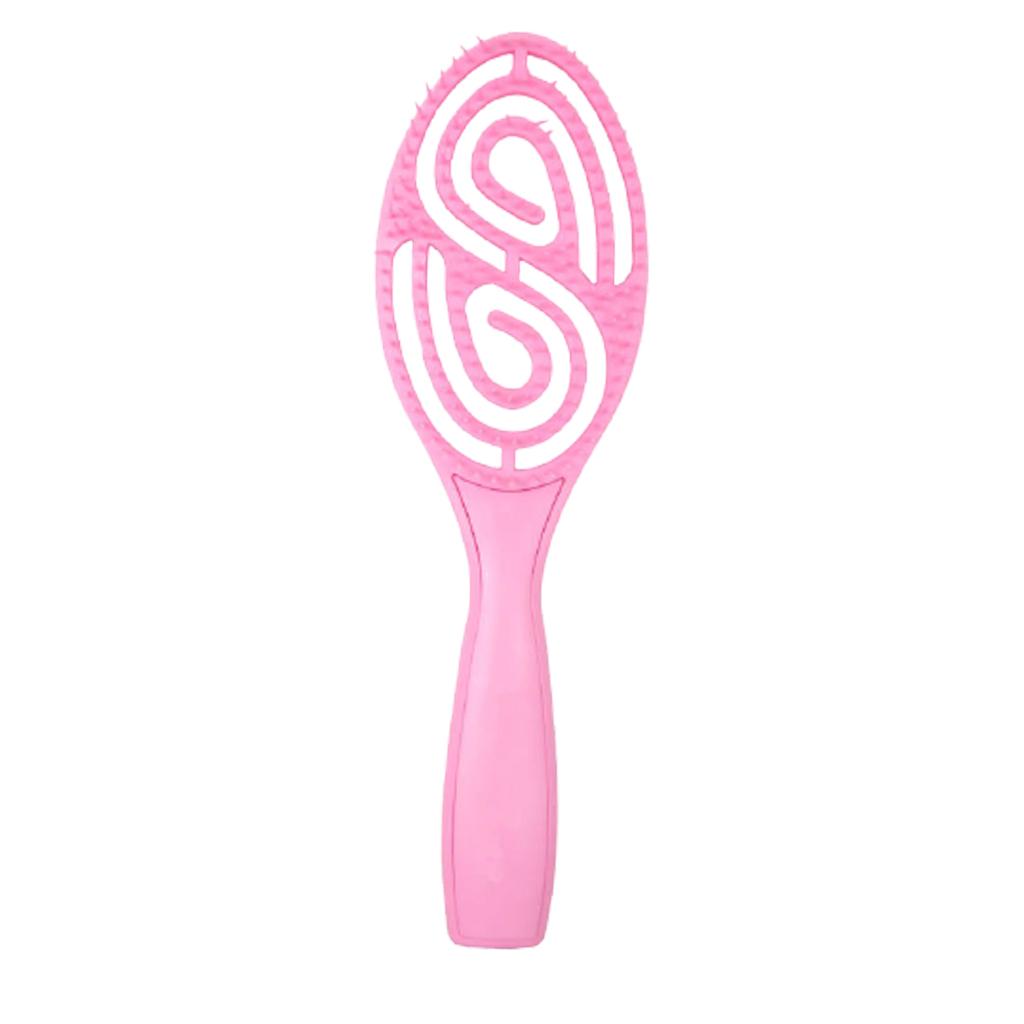 2xWomen Vent Massage Hair Brush Hair Comb Styling Salon Styling Tool Rose Red