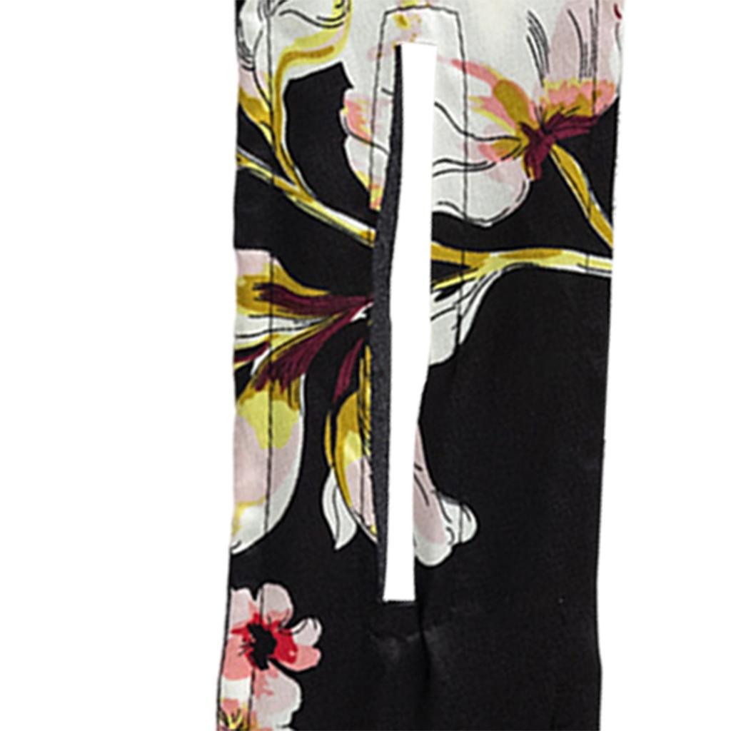 2xDeft Bun Fashion Hair Bands Women Summer Knotted  Flower Black 