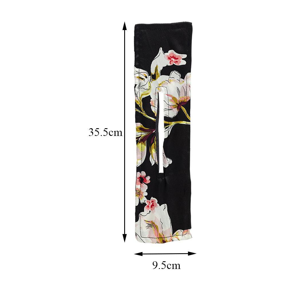 2xDeft Bun Fashion Hair Bands Women Summer Knotted  Flower Black 