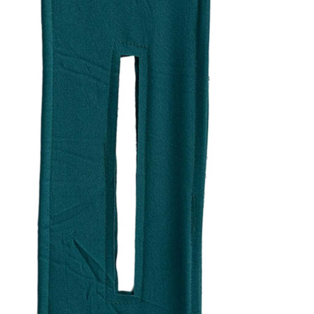 2xDeft Bun Fashion Hair Bands Women Summer Knotted  Pure Dark Green 