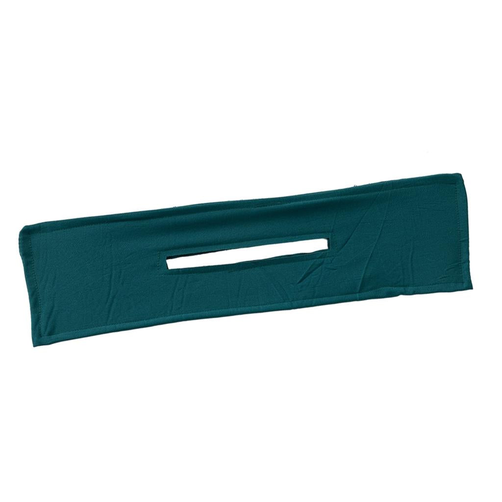 2xDeft Bun Fashion Hair Bands Women Summer Knotted  Pure Dark Green 