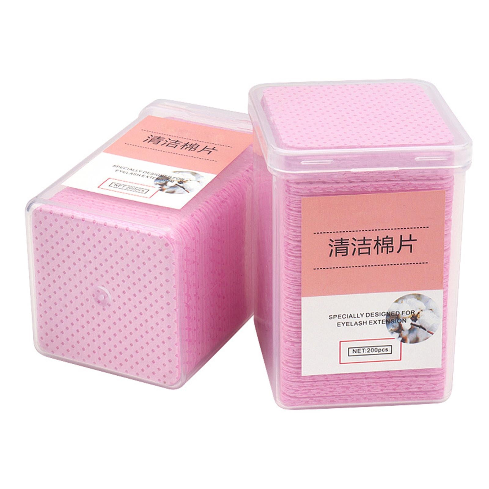 3x200Pcs Glue Nozzle Wipes Soft Glue Wiping Cloth Removers Tools for Eyelash