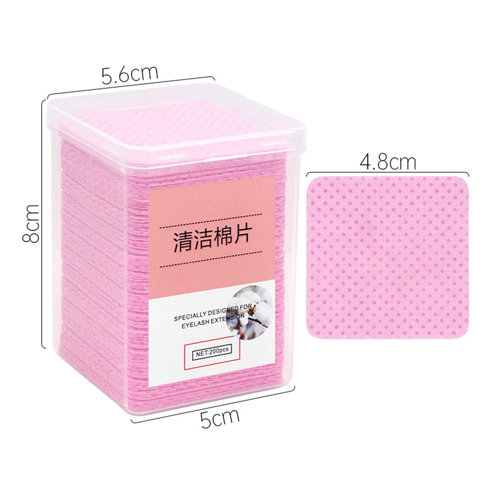 3x200Pcs Glue Nozzle Wipes Soft Glue Wiping Cloth Removers Tools for Eyelash