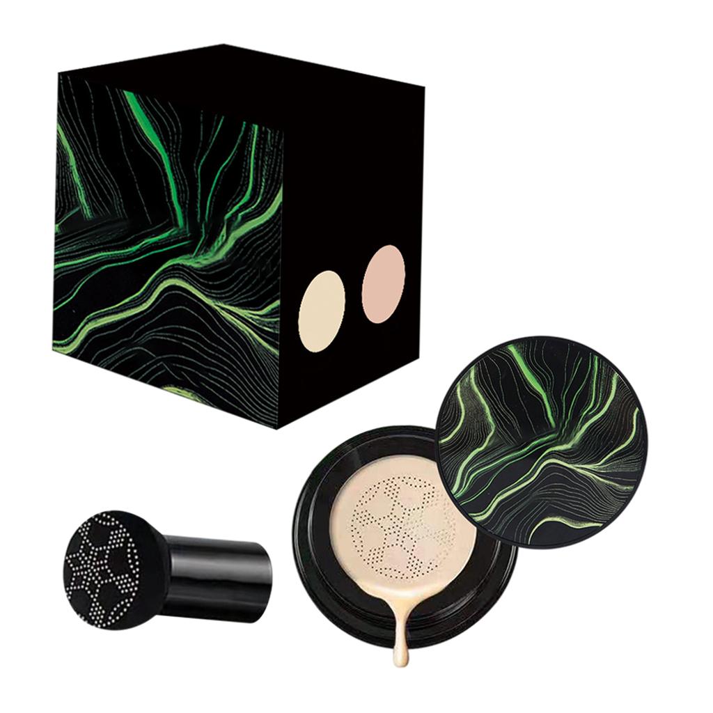 3xMushroom Head Air Cushion BB CC Cream for Nude Makeup  Oil-Control White