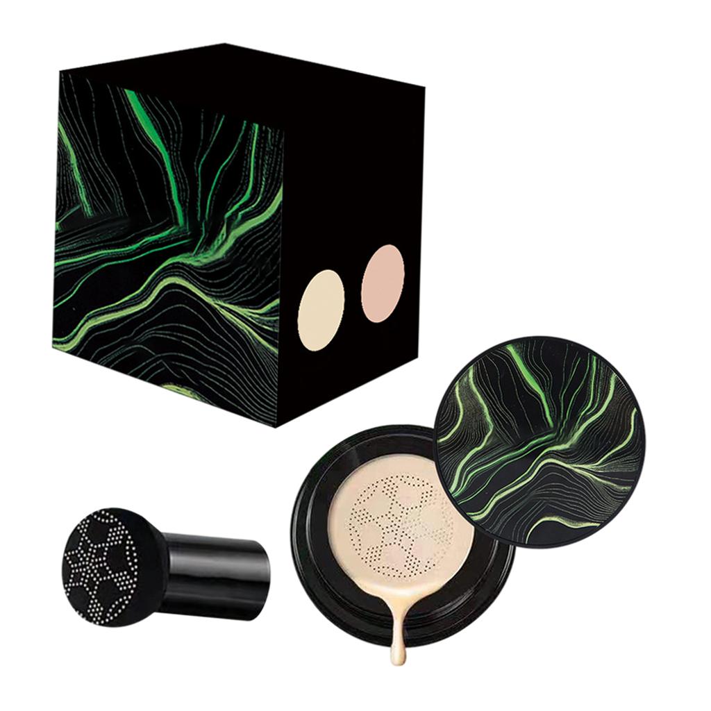3xMushroom Head Air Cushion BB CC Cream for Nude Makeup  Oil-Control White