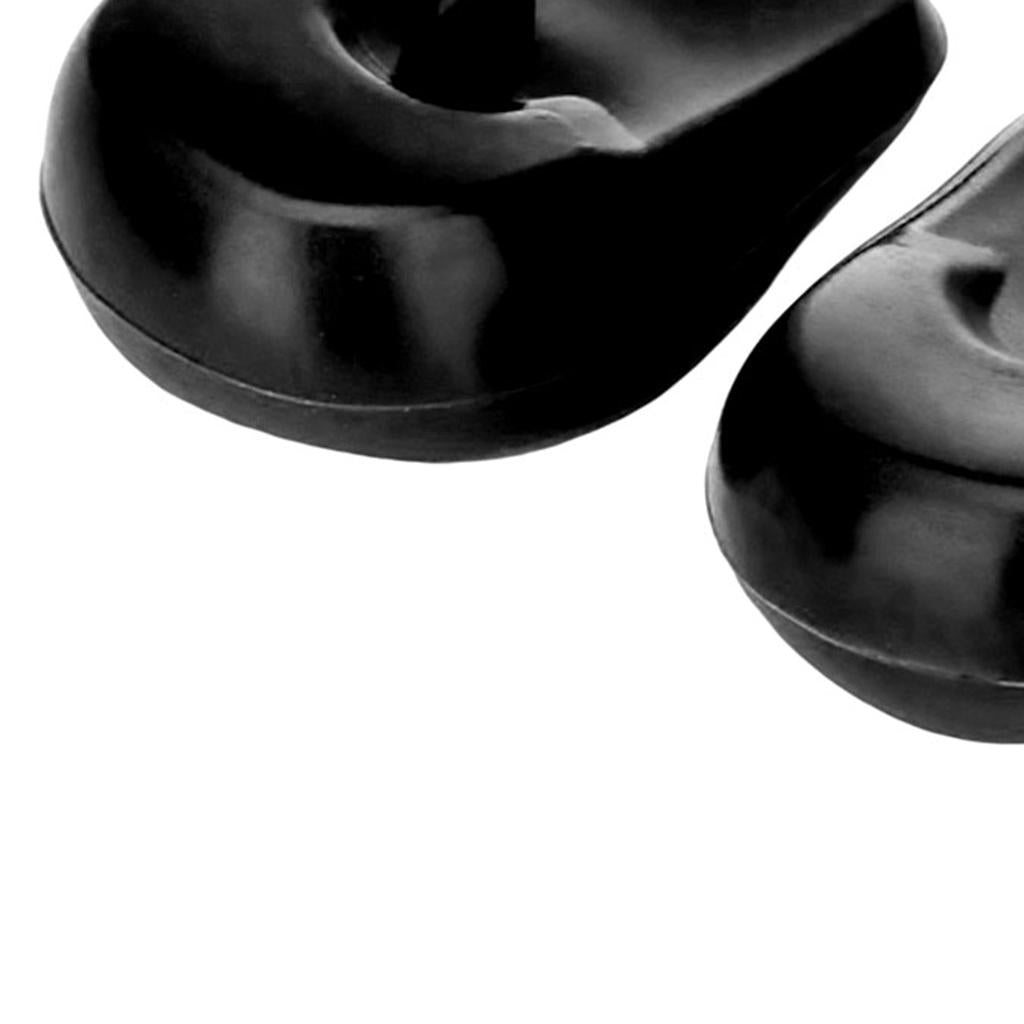 3x2 Pieces Ear Cover Protector Waterproof Ear Caps Hair Salon Coloring  Black