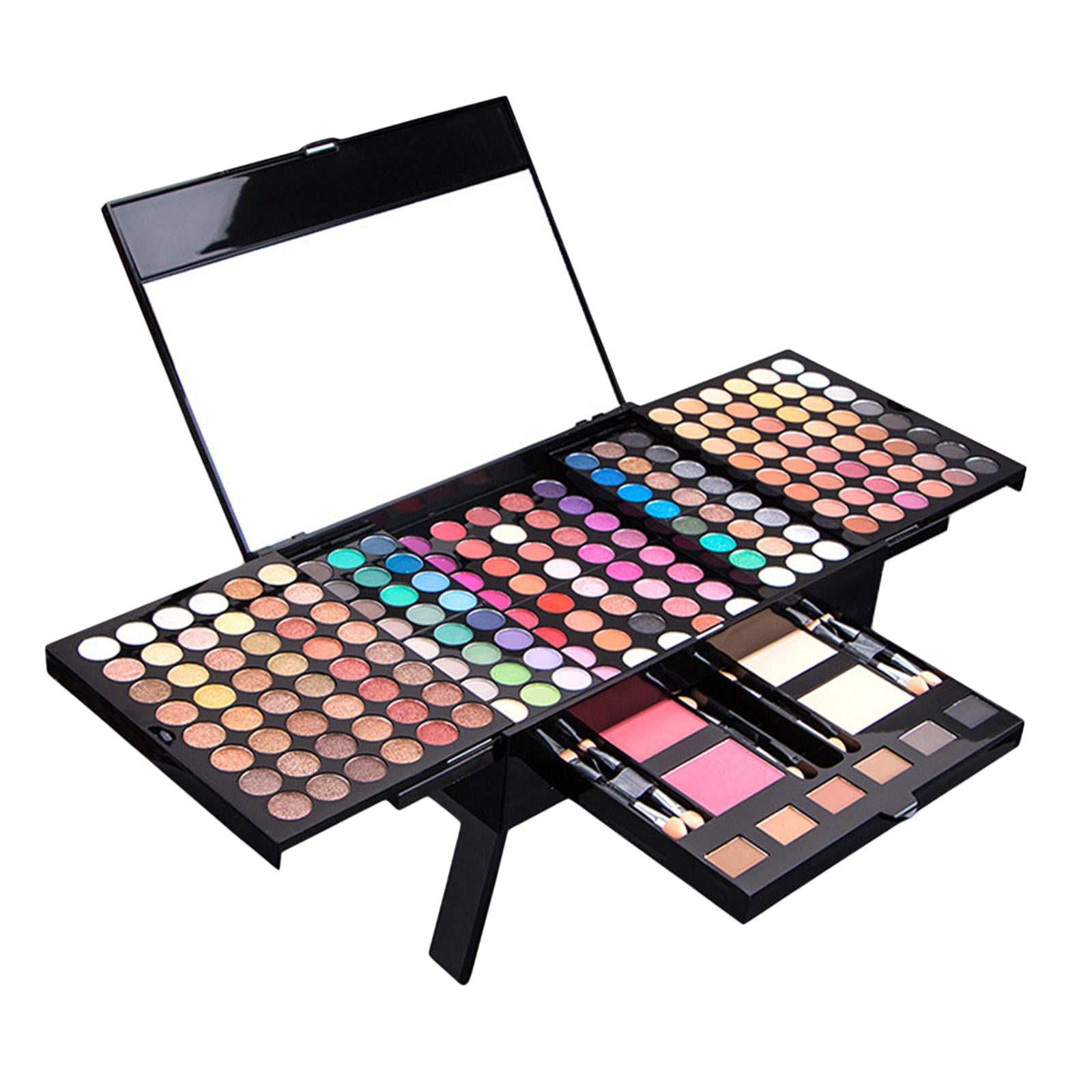 All-in-One Makeup Set 6 Eyebrow Powder with 184 Eyeshadow Professional