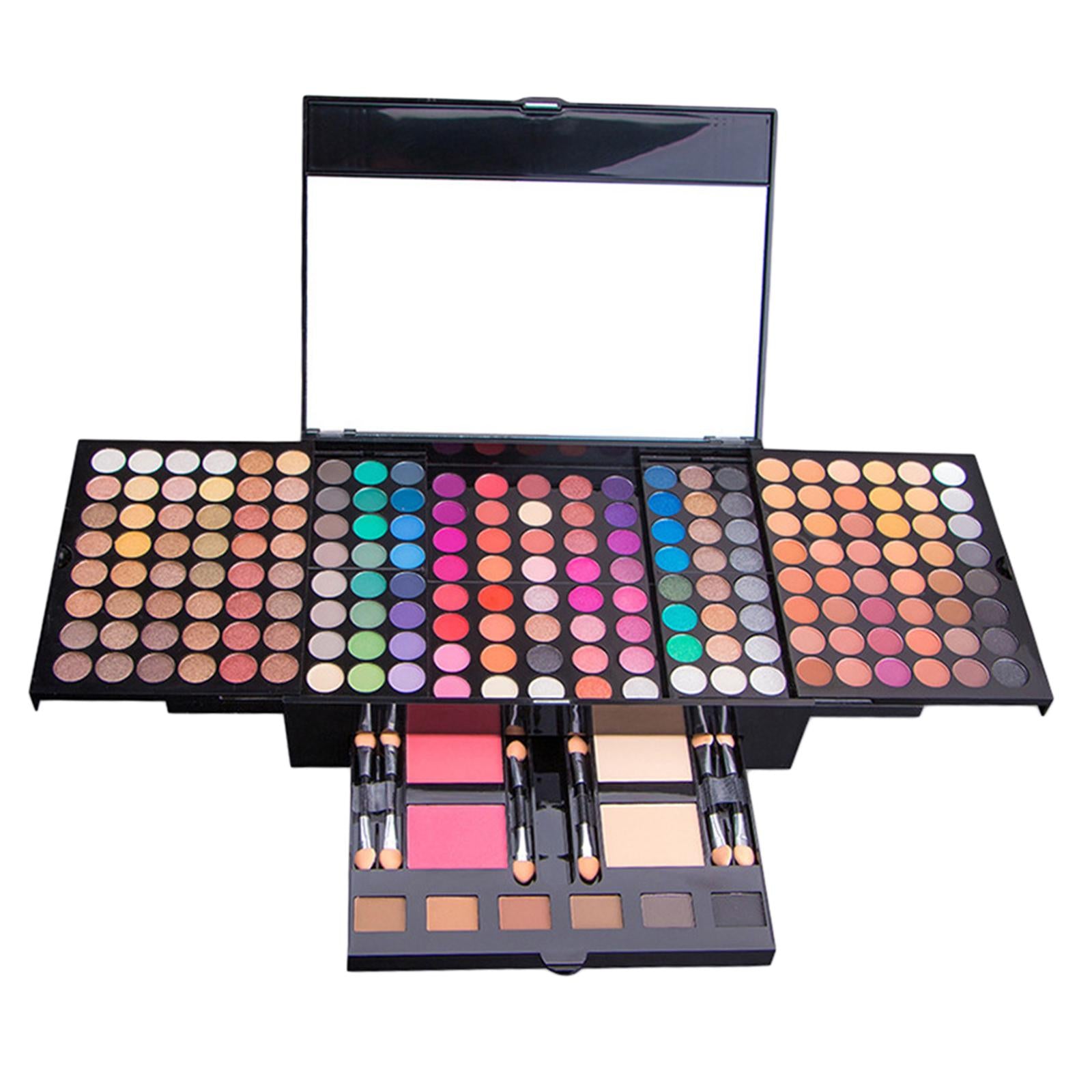 All-in-One Makeup Set 6 Eyebrow Powder with 184 Eyeshadow Professional