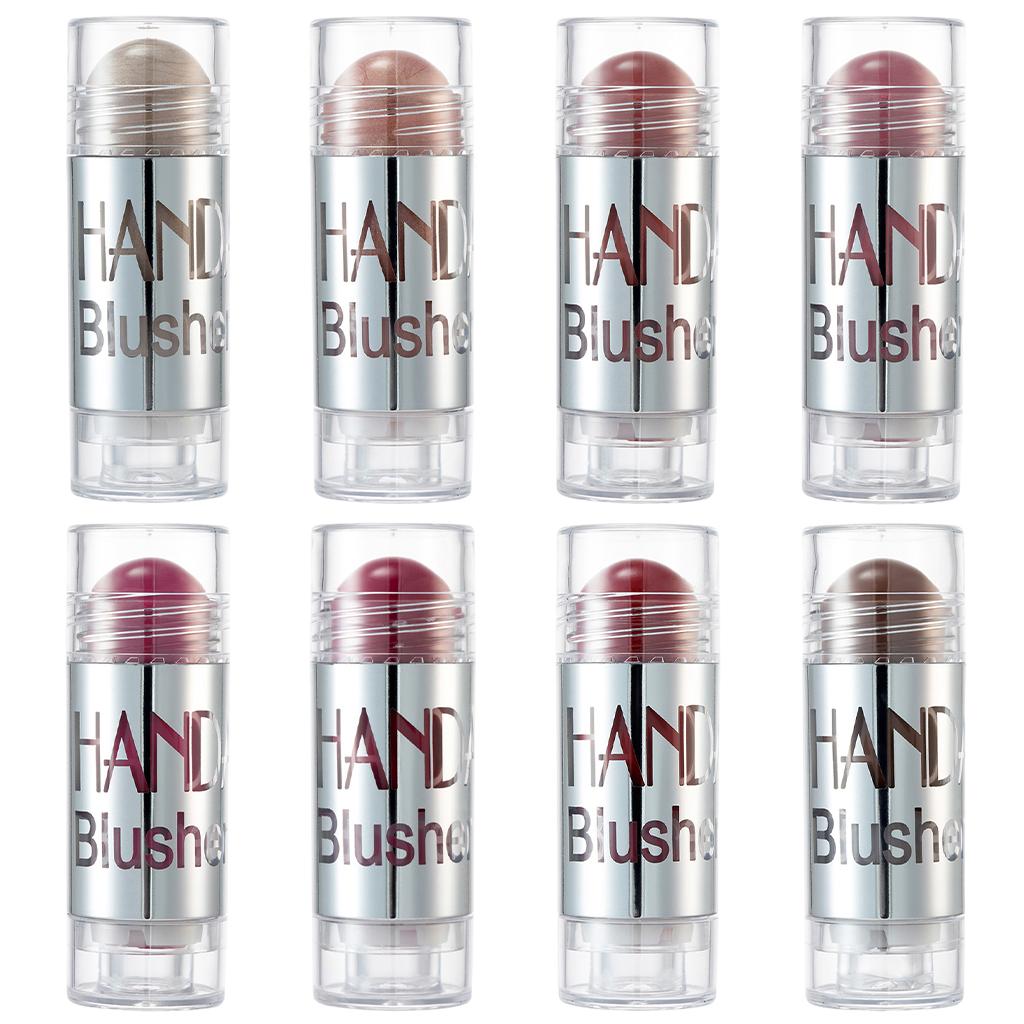3xBlush Sticks Versatile Cheek Tint Makeup Shimmer for Cheeks Lips 01