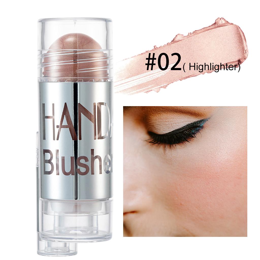 2xBlush Sticks Versatile Cheek Tint Makeup Shimmer for Cheeks Lips 02