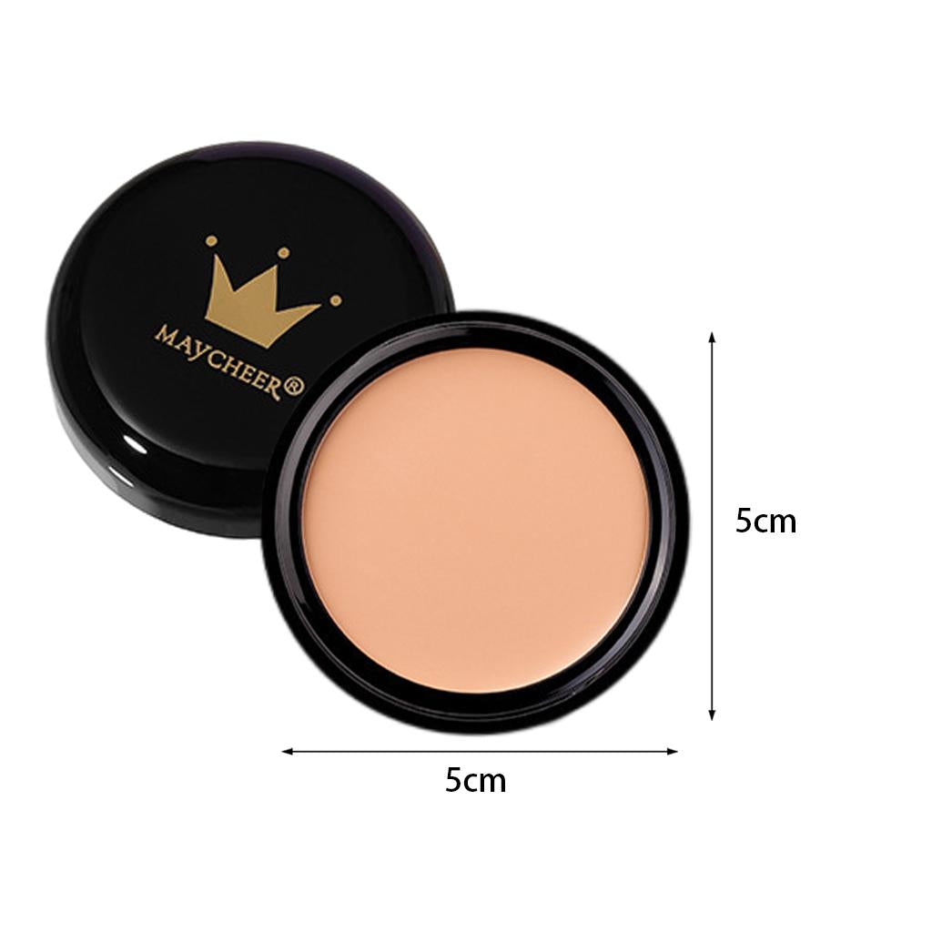 3xMake-up Foundation Concealer Cream Lip Long Lasting Eye Face for Grooming Wheat Color
