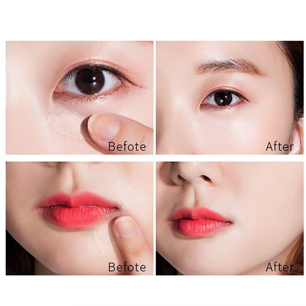 4xMake-up Foundation Concealer Cream Lip Long Lasting Eye Face for Grooming Wheat Color