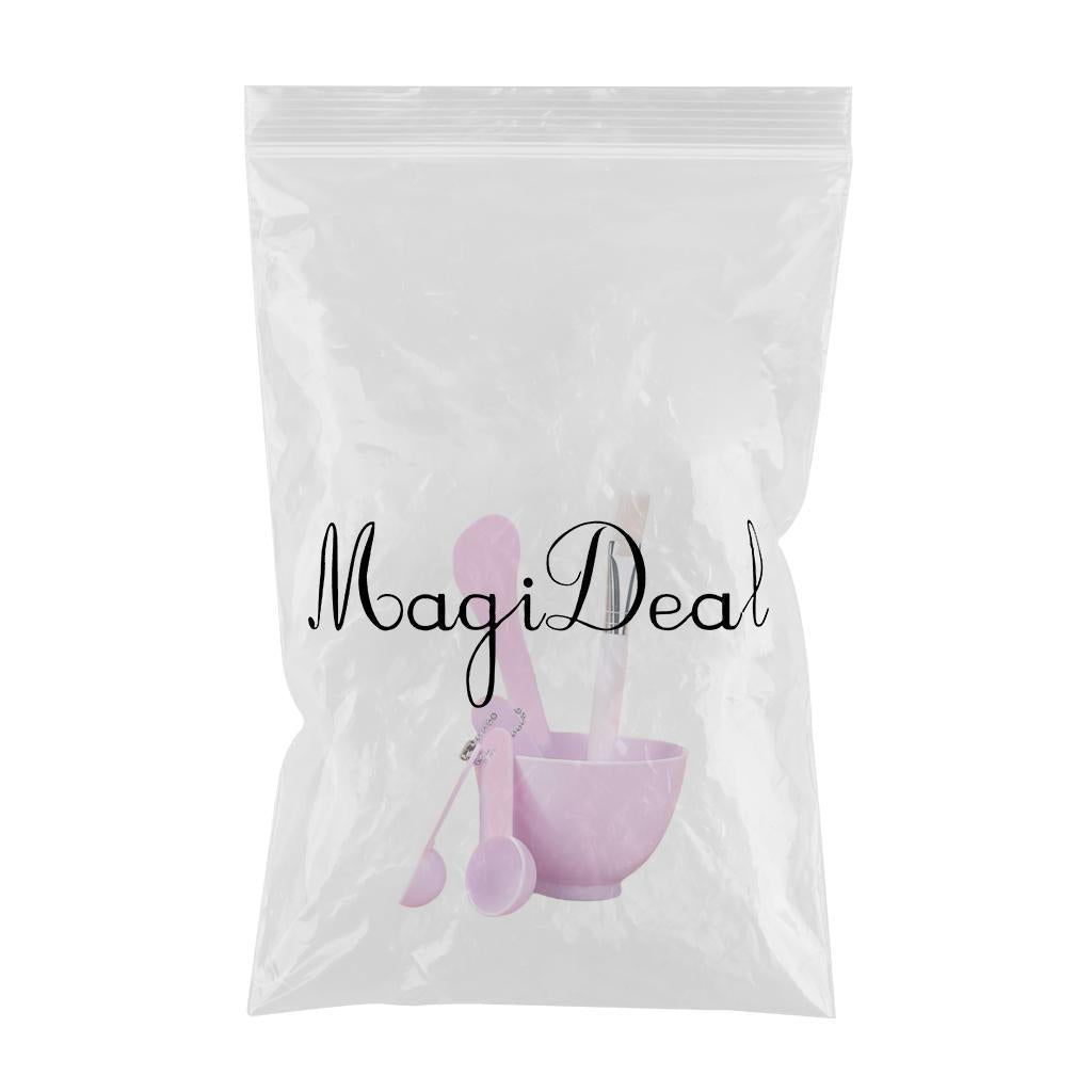 4x6 in 1 Mask Mixing Bowl Set Reusable for Facial Mask Hair Masks Home Purple