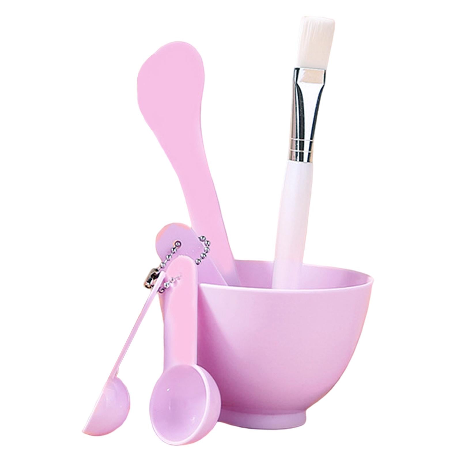 4x6 in 1 Mask Mixing Bowl Set Reusable for Facial Mask Hair Masks Home Purple