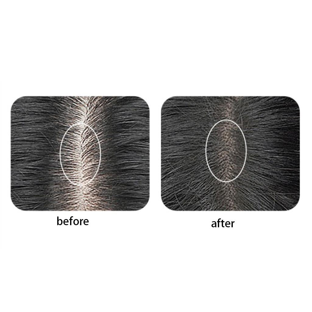 2xMulti Purpose Hairline Hair Shading Powder Instant Coverage for Men Women Brown