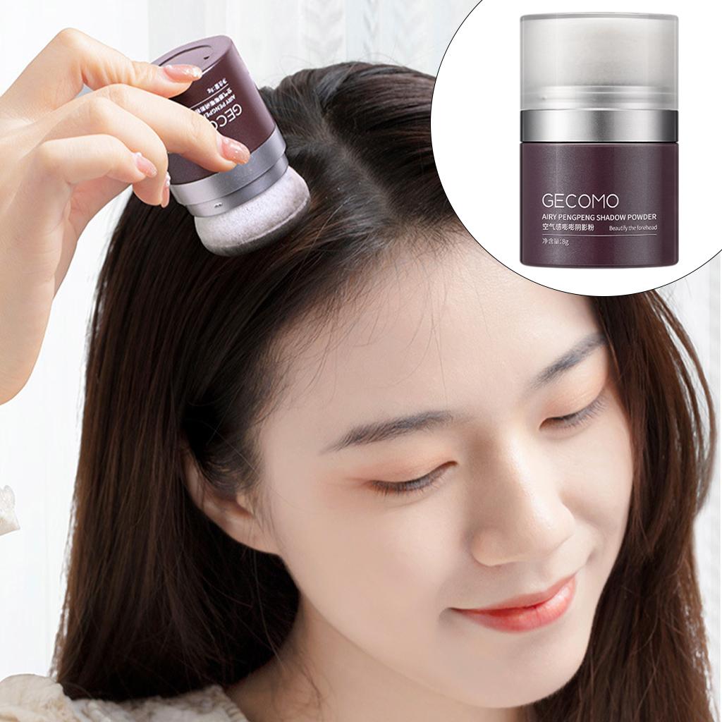 4xHairline Powder Instant Coverage for Thinning Hair Hair Loss Makeup Tool Dark brown powder