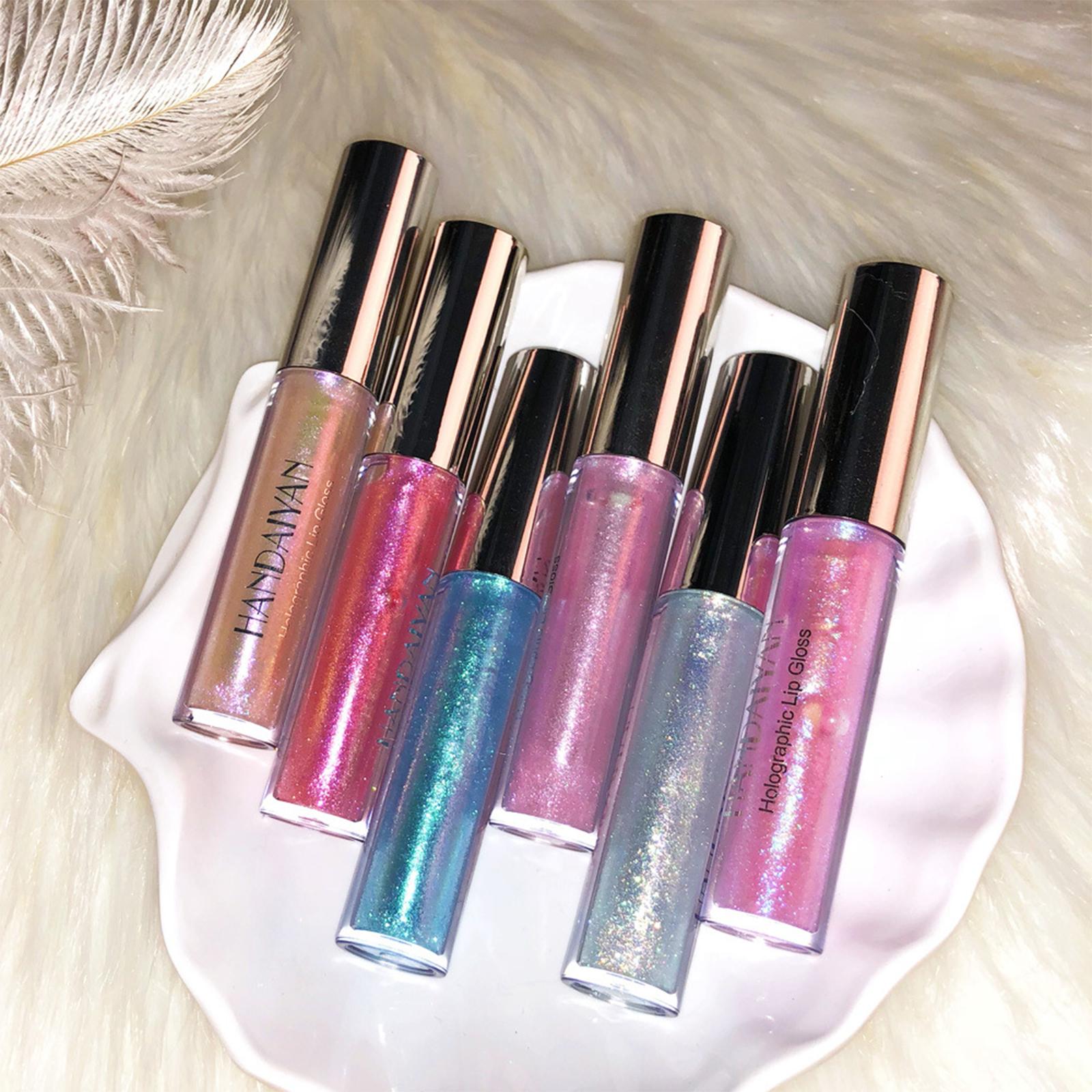 4xMermaid Polarized Lip Gloss Shimmer Shinning Iridescent for Dress up Girls 02