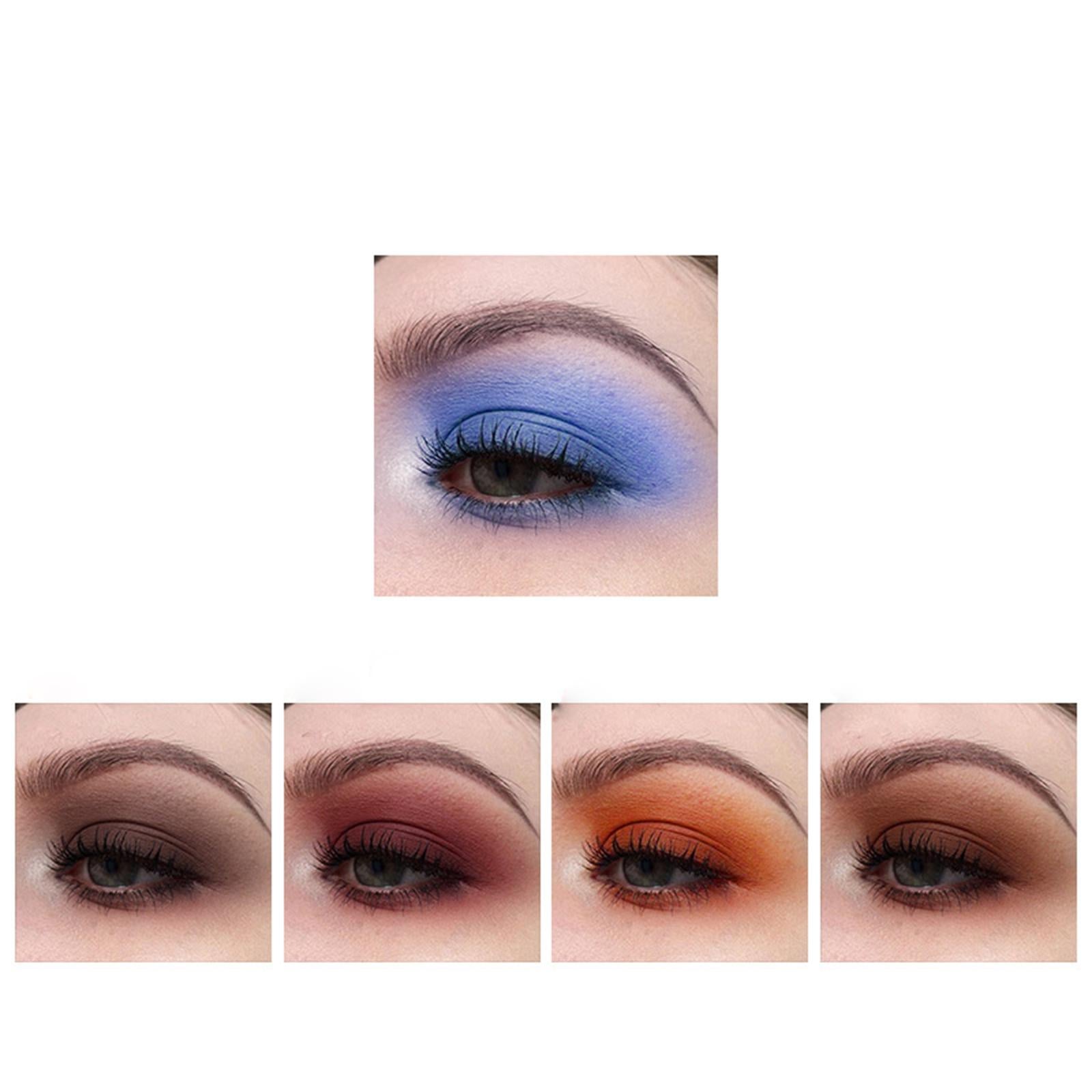 2xLiquid Eye Shadow Quick Dry Matte Waterproof for Lazy People Novice Women P07