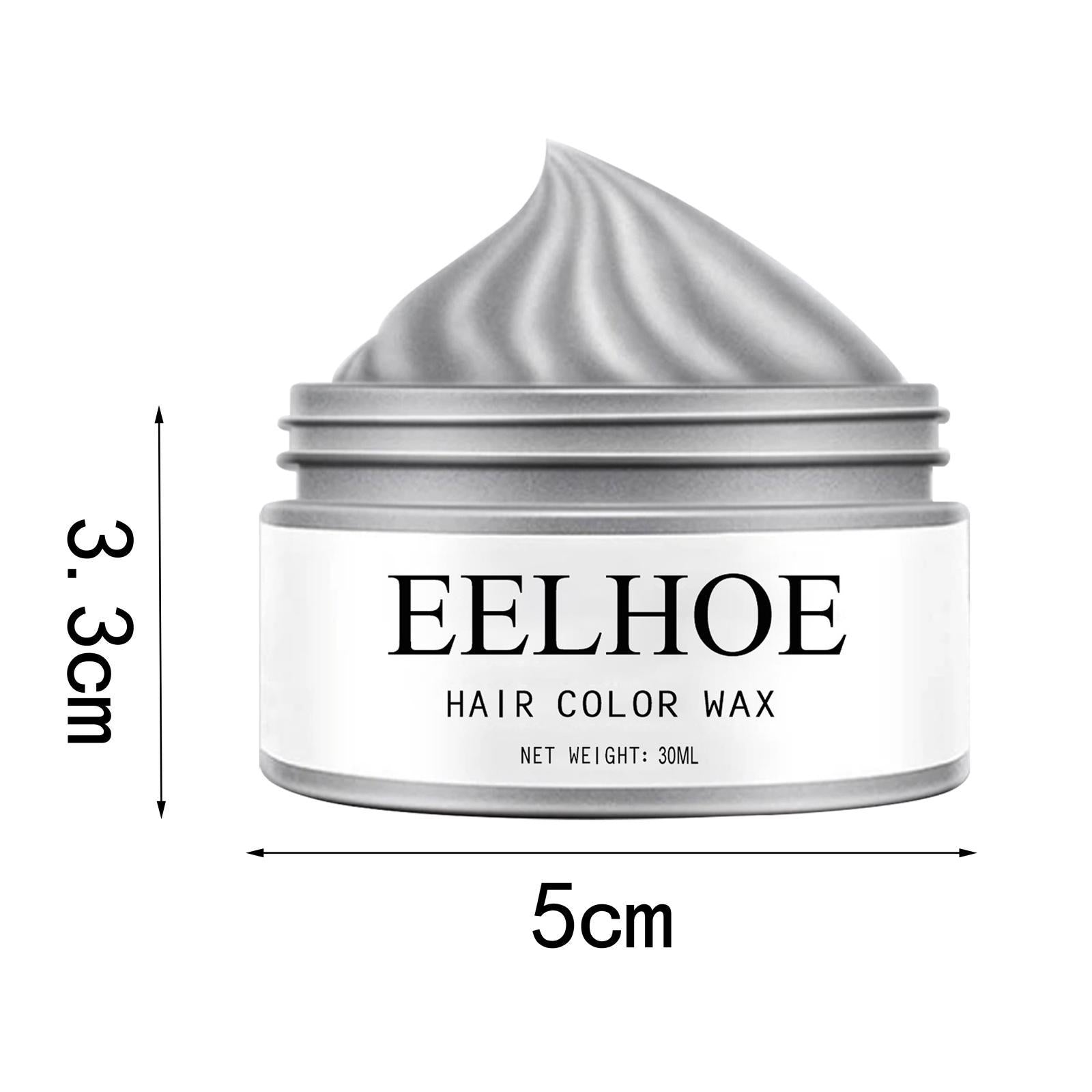 5xHair Coloring Dye Wax Styling Washable Natural One-Time for Cosplay Silver