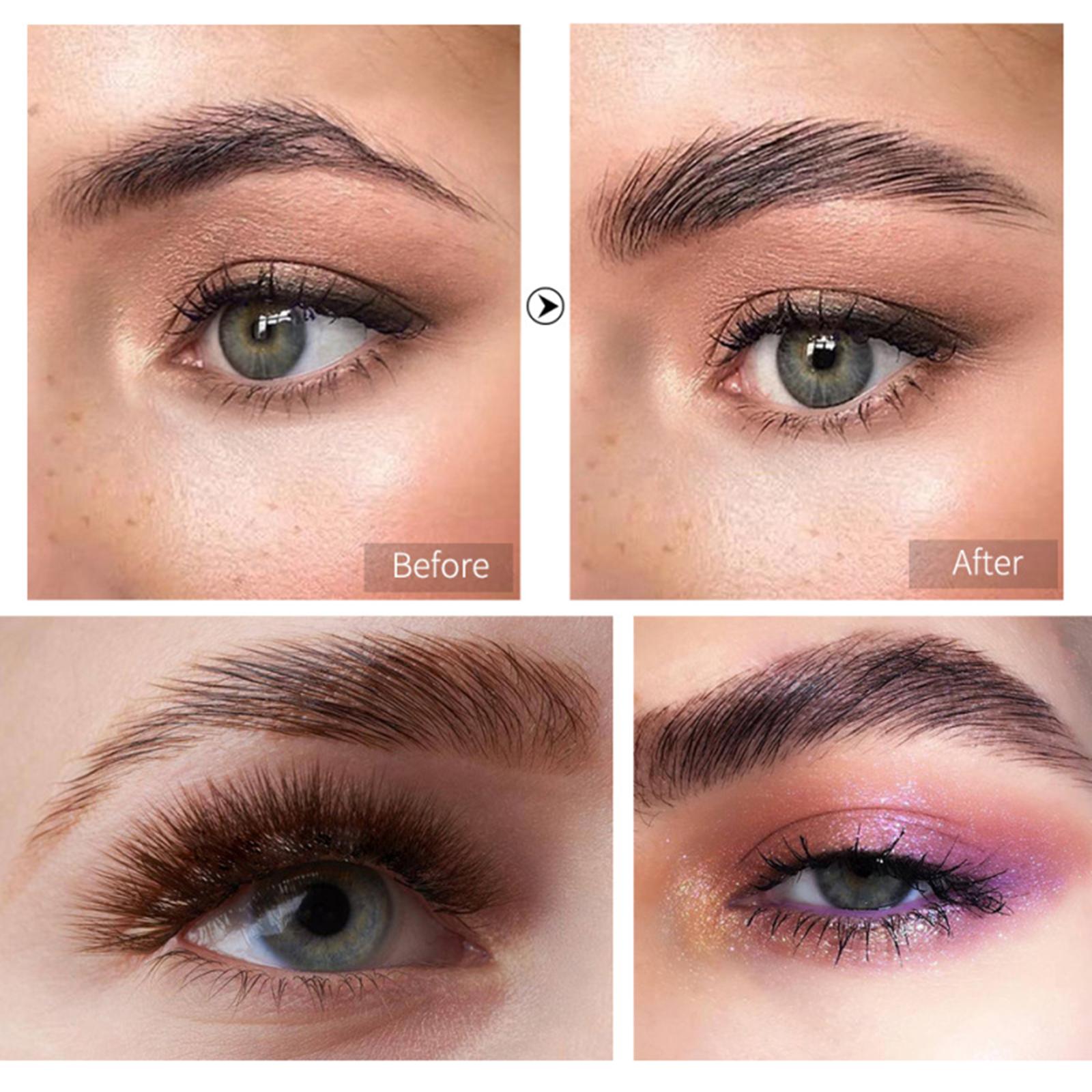 3xBrow Perming Agent Semi-permanets Trendy for DIY Brow Perm Salon Beginners fixative