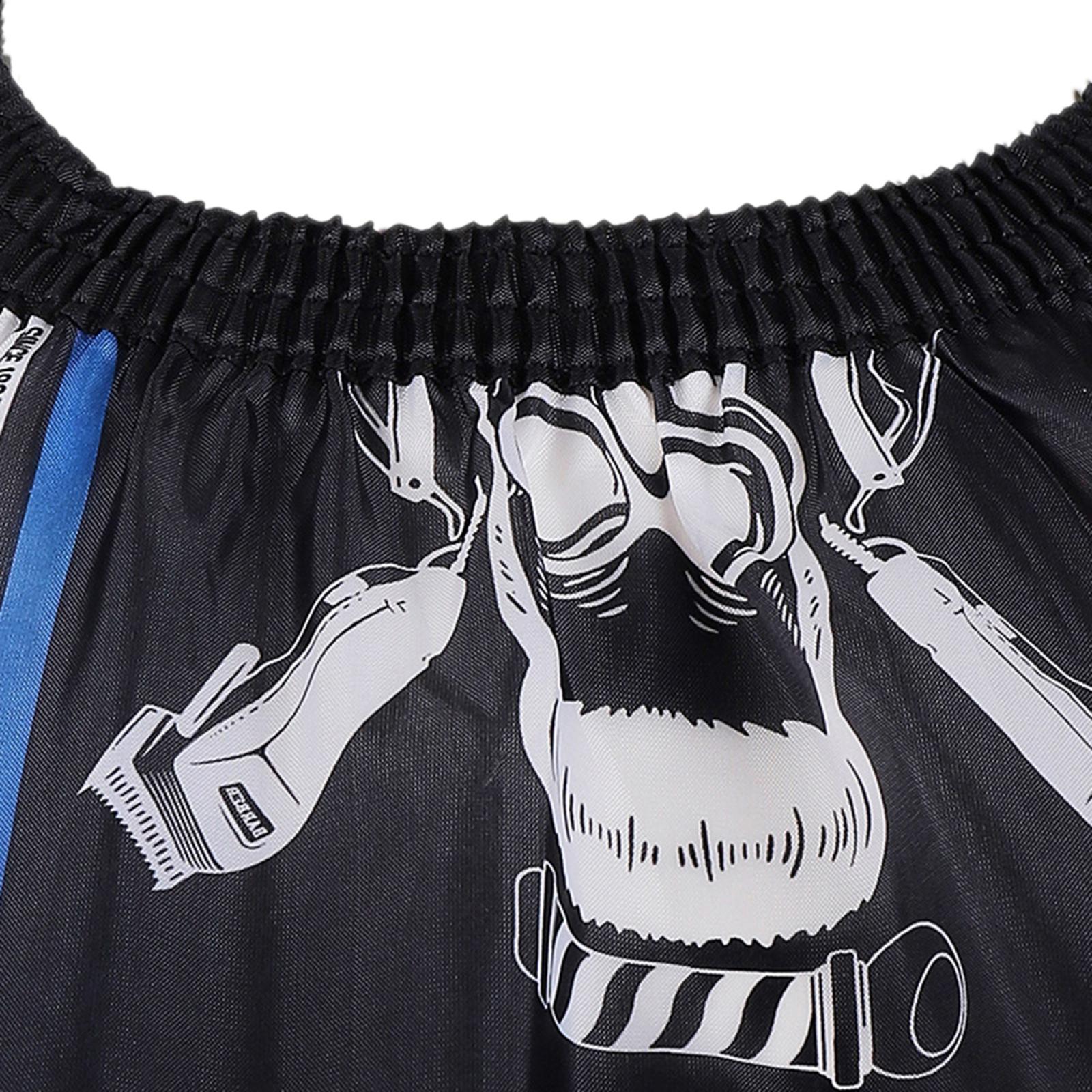 2xHaircut Cape Cloth Waterproof Anti Static Printing Easy Clean for Perming