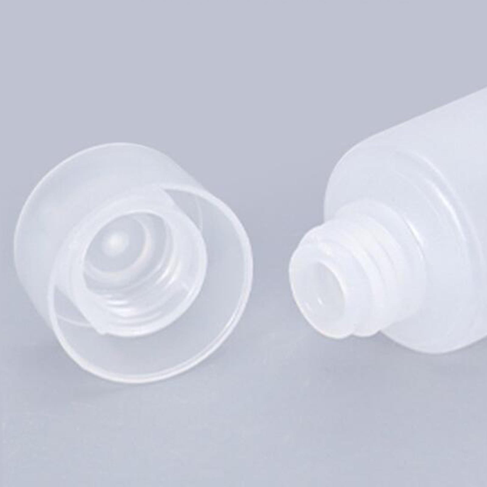 100Pcs Empty Soft Tubes Bottle 5ml with Caps for Makeup Cream matte white