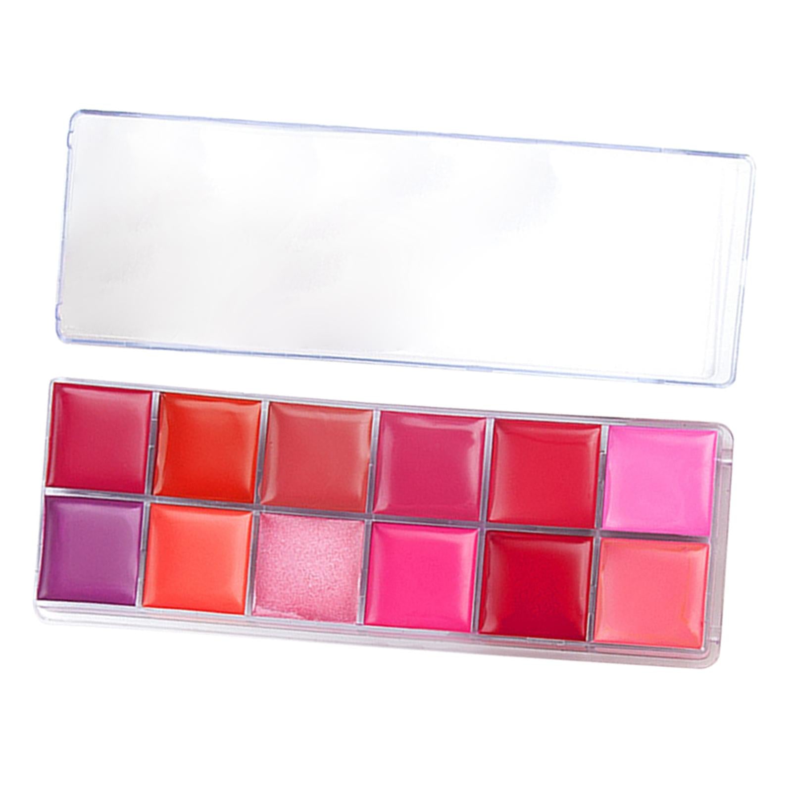 12 Colors Lipstick Palette Shimmer and Matte Embellish Makeup Kit Gift Women