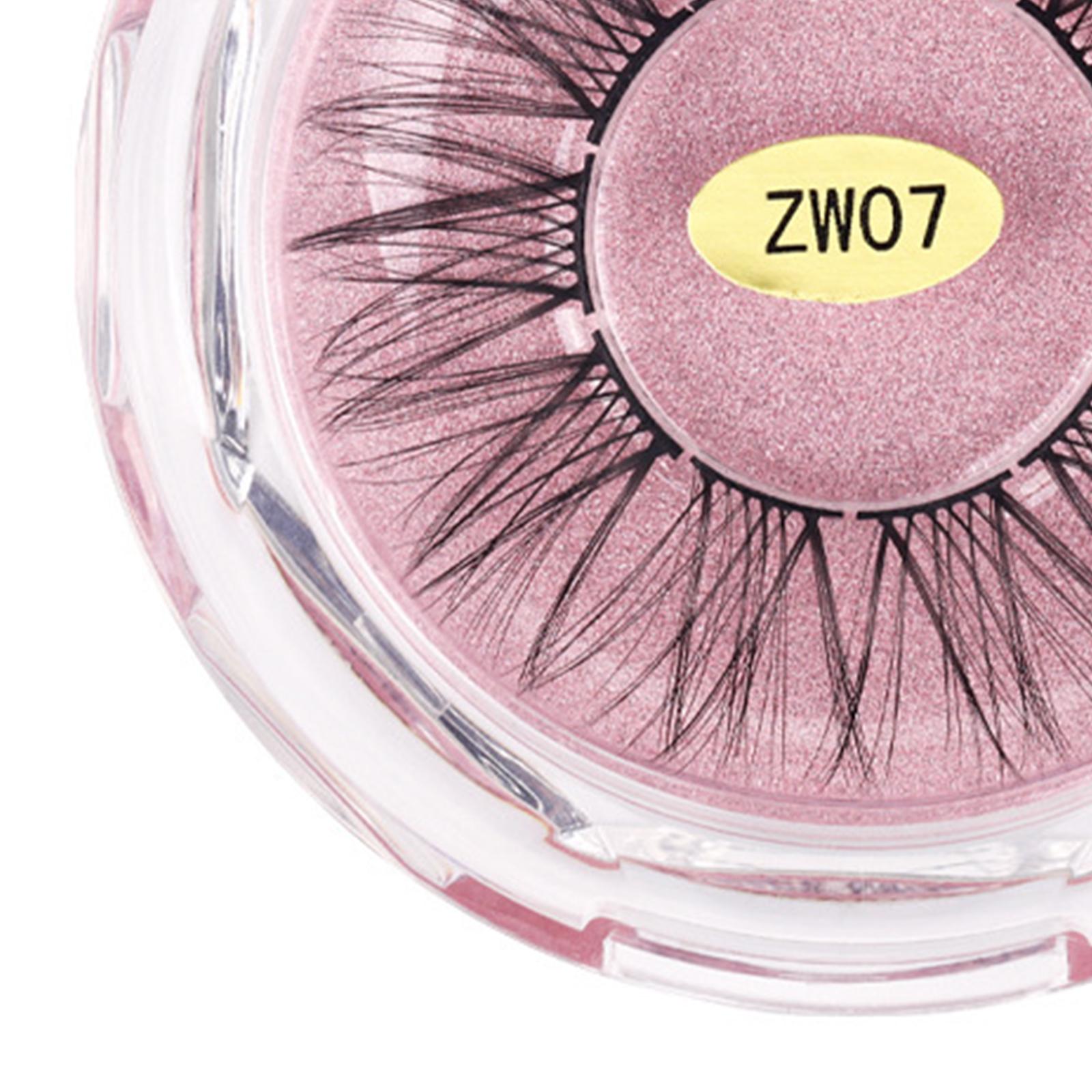 3xSelf-Adhesive False Eyelash Segmented Reusable Volume DIY for Women Girls ZW07