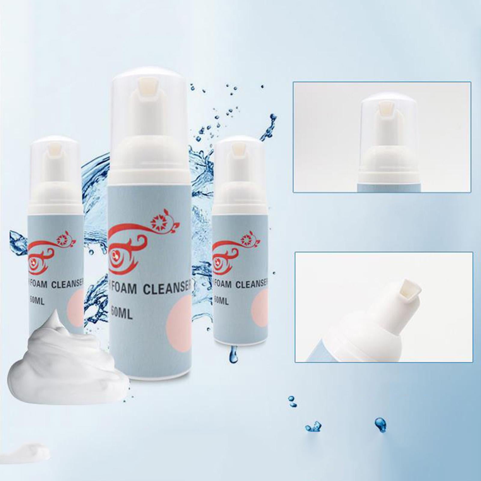 3xNatural Eyelash Extension Cleanser 60ml Cleaning Foam Eye Lash  White