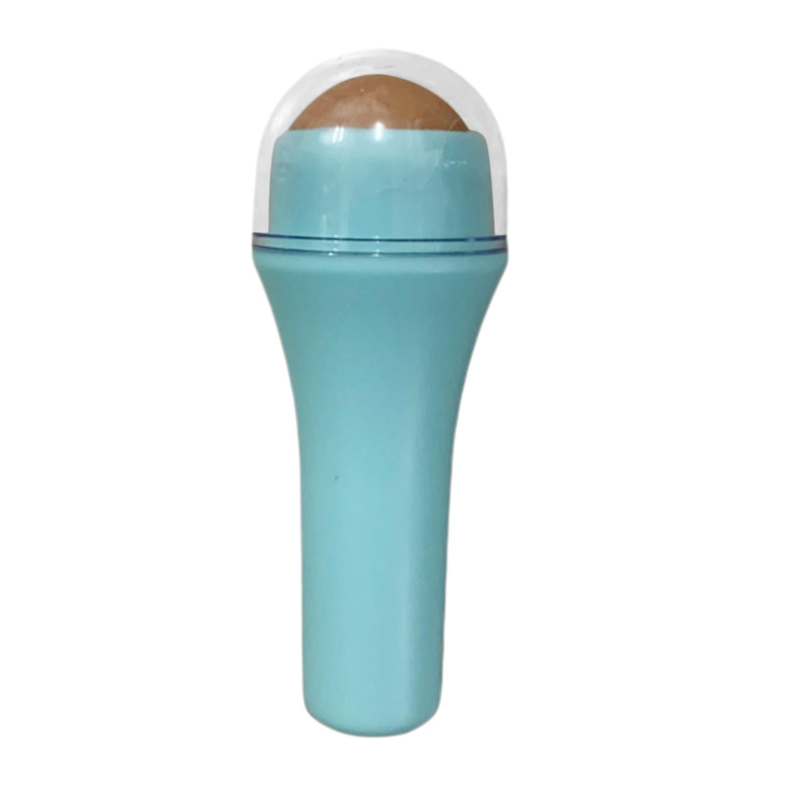 4xFacial Roller Volcanic Stone Massage Oil Absorbing for Oily Skin At-Home Blue