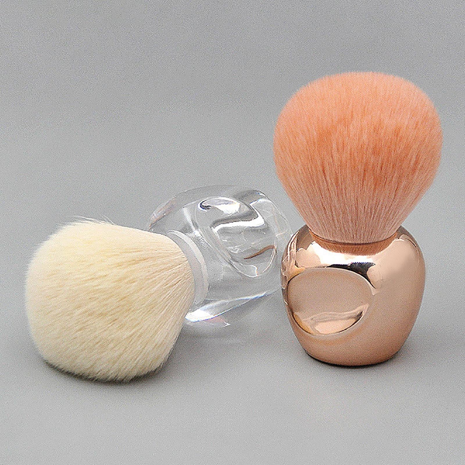 4xMake up Brush Nail Paint Gel Dust Cleaning Round for Cosmetic Beauty Tool White 