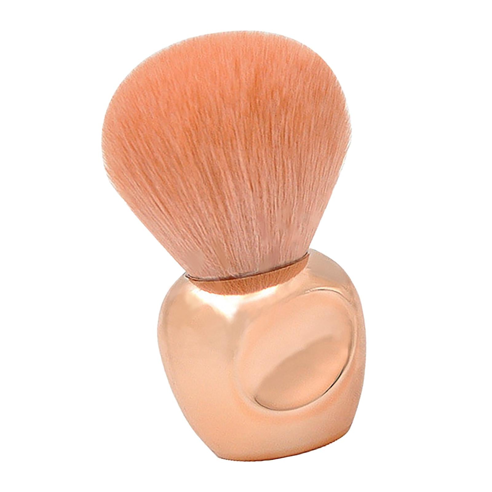 4xMake up Brush Nail Paint Gel Dust Cleaning Round for Cosmetic Beauty Tool Light Pink