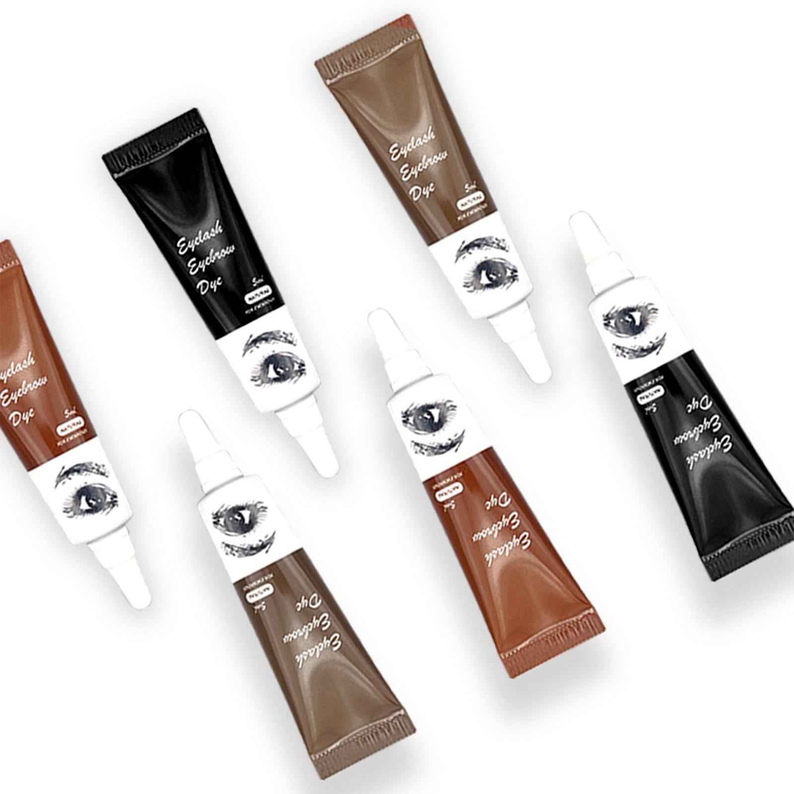 Eyelash Eyebrow Dye Tint Cream Kit Eyebrow Fuller Tinting Kit Light Brown