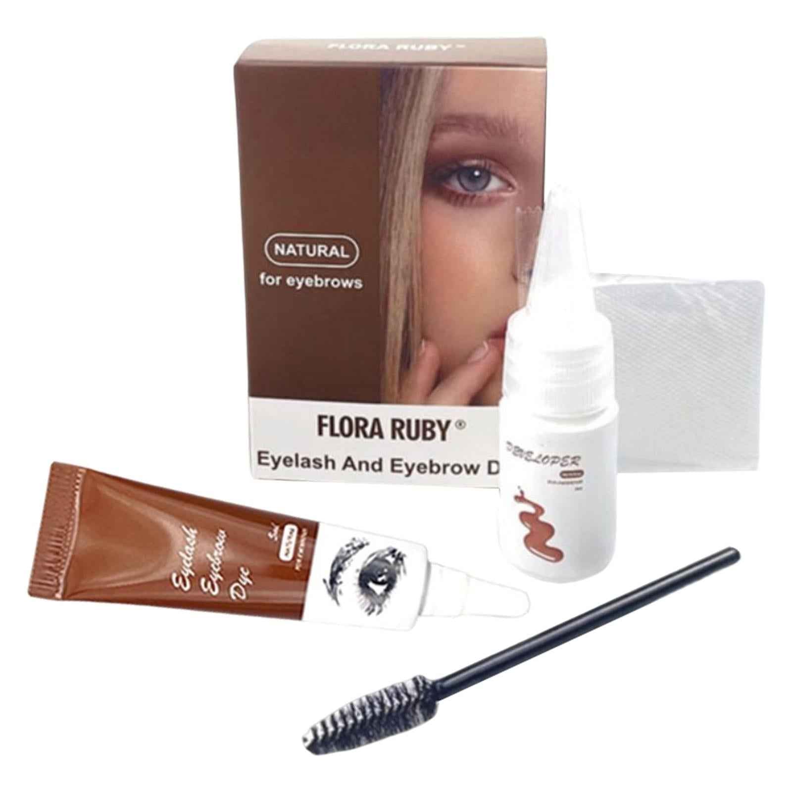 Eyelash Eyebrow Dye Tint Cream Kit Eyebrow Fuller Tinting Kit Light Brown