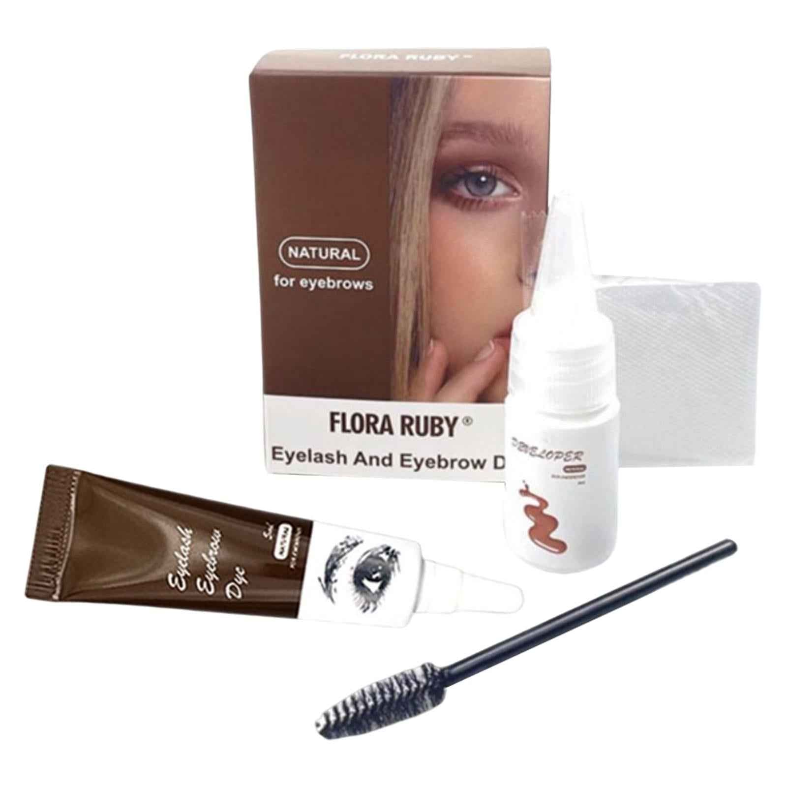 Eyelash Eyebrow Dye Tint Cream Kit Eyebrow Fuller Tinting Kit Dark Brown