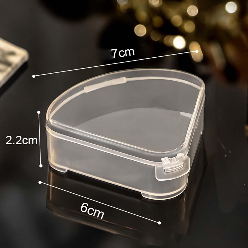 4x5x Triangle Puff Box Case Powder Puff Container Anti Pollution for Travel