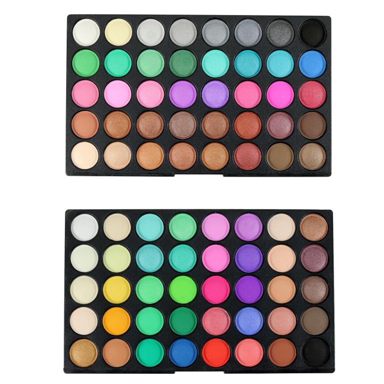 120 Colors Eyeshadow Palette with Brushes Long Lasting Eye Makeup Gift