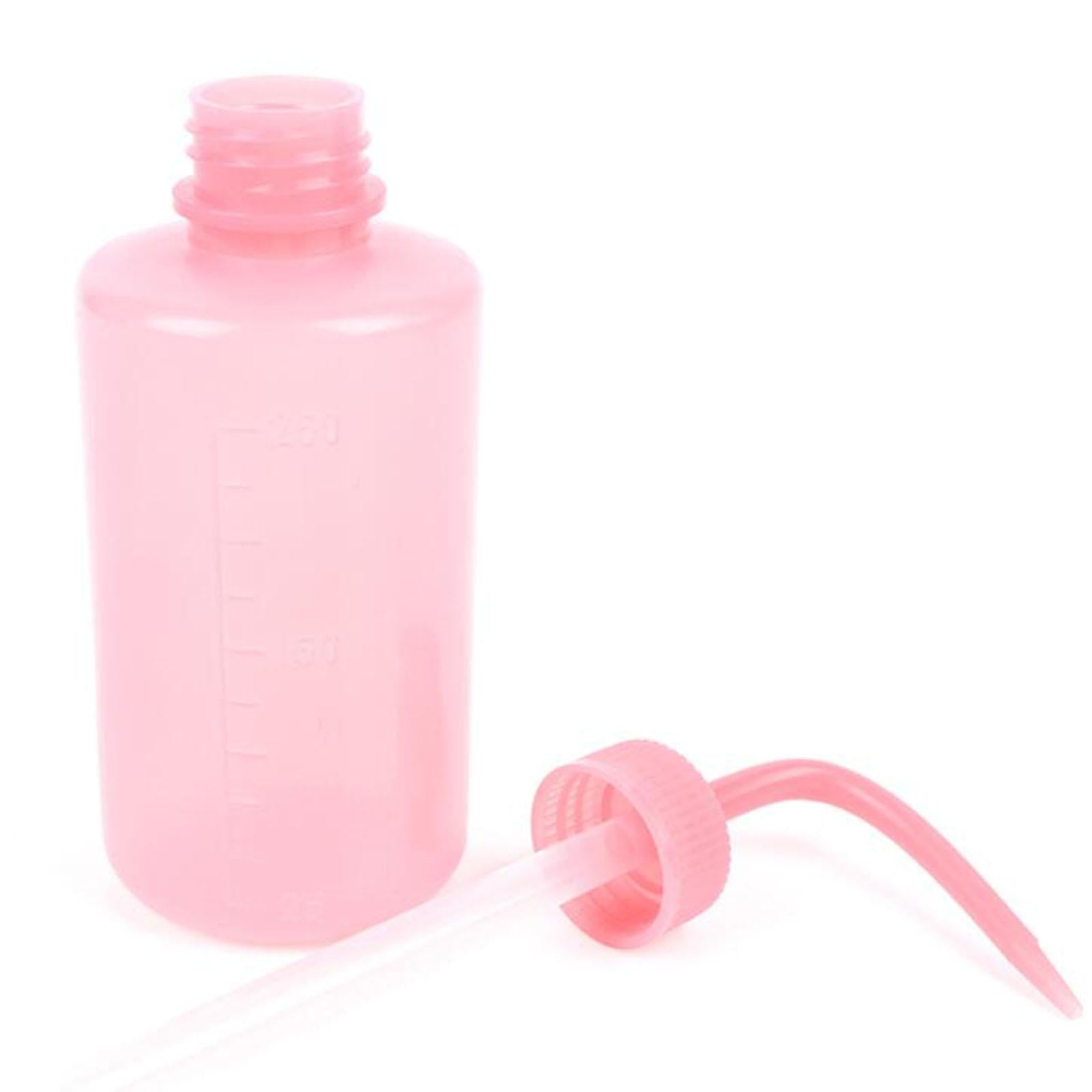 4x2x Wash Bottle Diffuser Squirt Squeeze Bottle Twist Top Caps Soap Wash Pink 250ML